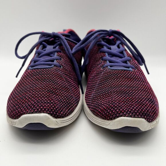 Vionic Adley Purple Agile Active Trainers Lace Up Knit Comfort Sneakers Women 10 - Picture 5 of 10